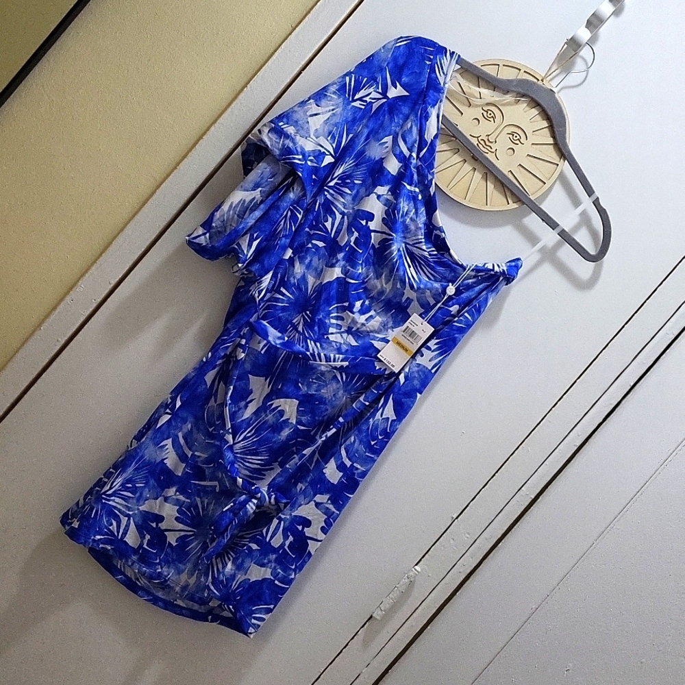 NWT Trina Turk 1 shoulder cover up dress